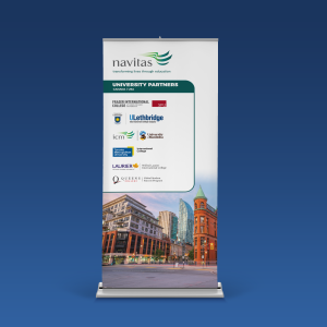 Roll Up Banner (Flat base) Mockup