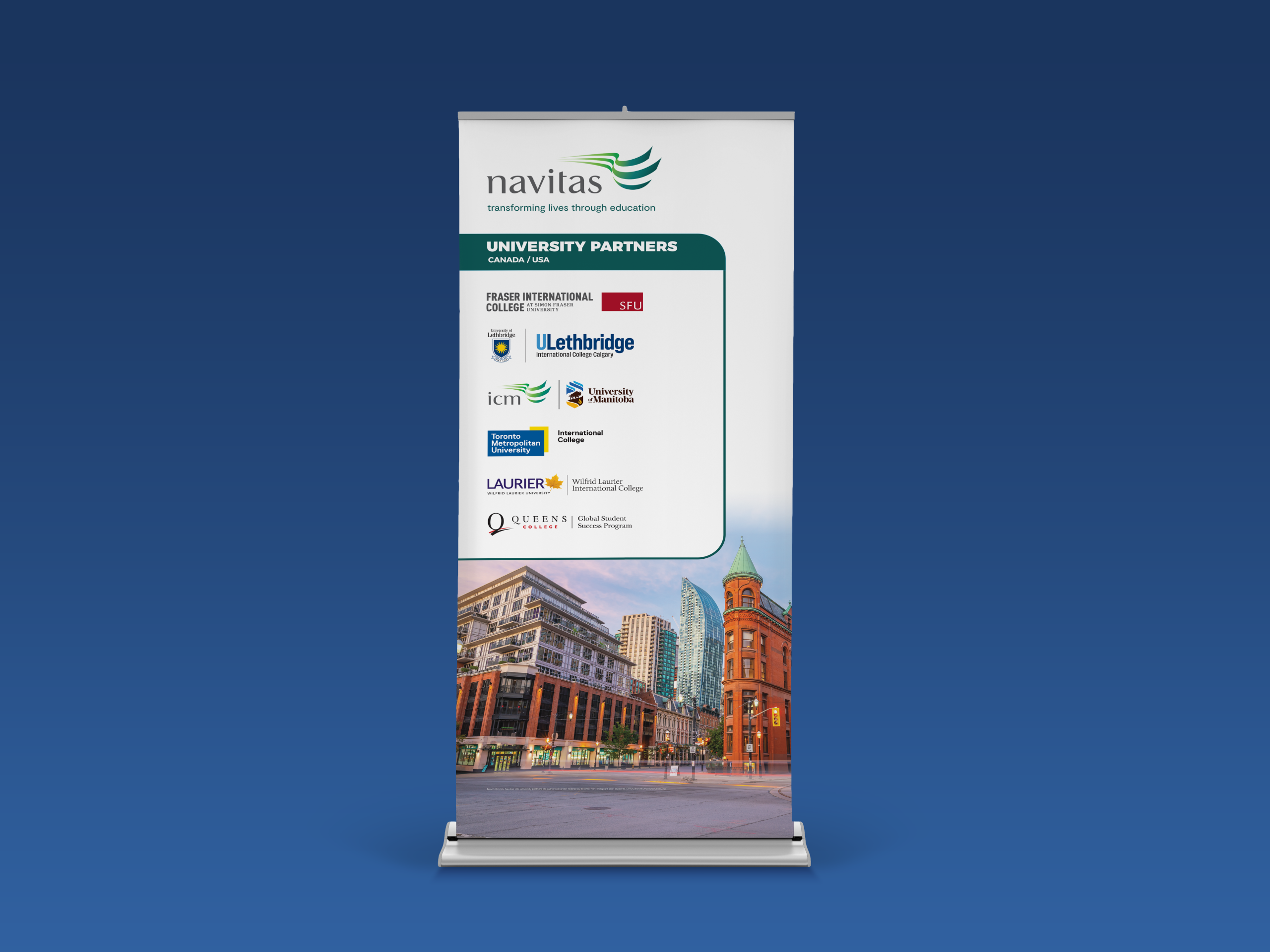 Roll Up Banner (Flat base) Mockup