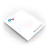 Matte paper letterhead