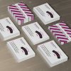 square business card front&back print